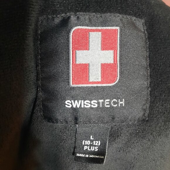 SWISSTECH KIDS WINTER PUFFER COAT Super Soft Fleece Lined, Puffer Jacket, EUC, L - Picture 10 of 12